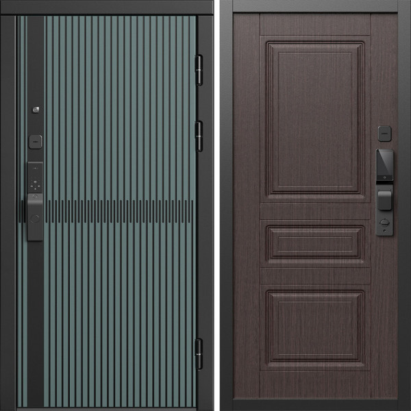 Входная дверь Termo-Door Смарт Граунд Велютто Верде - Классика венге