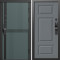 Входная дверь Termo-Door Смарт Граунд Велютто Верде - Лион Grey софт