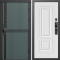 Входная дверь Termo-Door Смарт Граунд Велютто Верде - Мадрид Белый софт