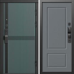 Входная дверь Termo-Door Смарт Граунд Велютто Верде - Марсель Grey софт