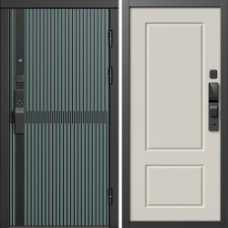 Входная дверь Termo-Door Смарт Граунд Велютто Верде - Марсель Слоновая кость