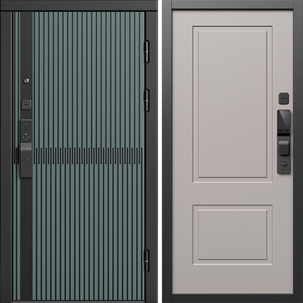 Входная дверь Termo-Door Смарт Граунд Велютто Верде - Нео Классика Капучино