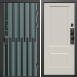 Входная дверь Termo-Door Смарт Граунд Велютто Верде - Нео Классика Слоновая Кость