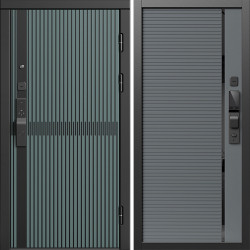 Входная дверь Termo-Door Смарт Граунд Велютто Верде - Порте Grey софт