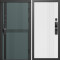 Входная дверь Termo-Door Смарт Граунд Велютто Верде - Страйп Белый Софт