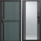 Входная дверь Termo-Door Смарт Граунд Велютто Верде - Зеркало Grey Софт