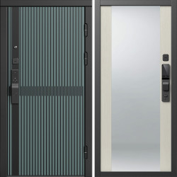 Входная дверь Termo-Door Смарт Граунд Велютто Верде - Зеркало лиственница
