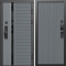 Входная дверь Termo-Door Смарт Каскад - Флэт Grey софт