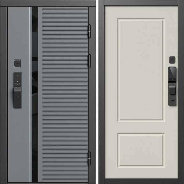 Входная дверь Termo-Door Смарт Каскад - Марсель Слоновая кость