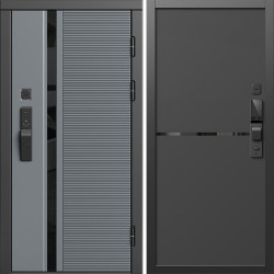 Входная дверь Termo-Door Смарт Каскад - Нео Black