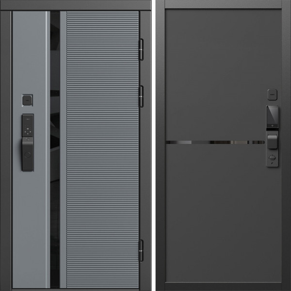 Входная дверь Termo-Door Смарт Каскад - Нео Black