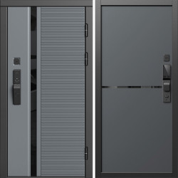 Входная дверь Termo-Door Смарт Каскад - Нео Графит