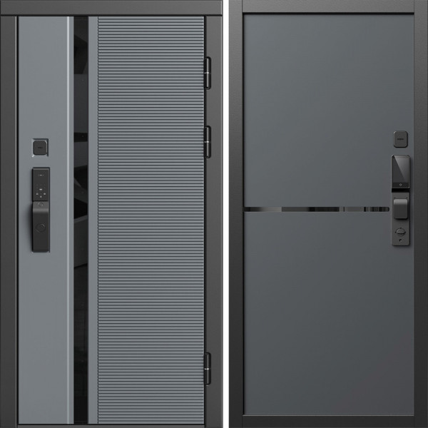 Входная дверь Termo-Door Смарт Каскад - Нео Графит