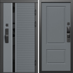 Входная дверь Termo-Door Смарт Каскад - Нео Классика Грей Софт