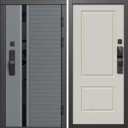 Входная дверь Termo-Door Смарт Каскад - Нео Классика Слоновая Кость