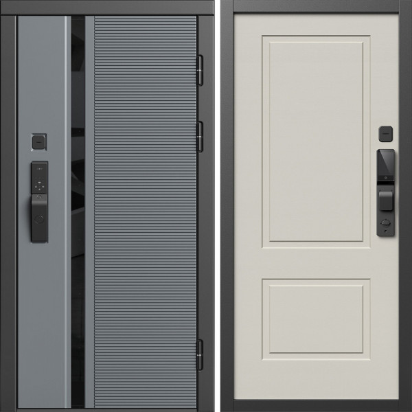 Входная дверь Termo-Door Смарт Каскад - Нео Классика Слоновая Кость