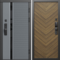 Входная дверь Termo-Door Смарт Каскад - Плаза Елочка Орех
