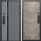 Входная дверь Termo-Door Смарт Каскад - Плаза Елочка Серая