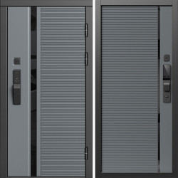 Входная дверь Termo-Door Смарт Каскад - Порте Grey софт