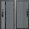 Входная дверь Termo-Door Смарт Каскад - Страйп Грей Софт