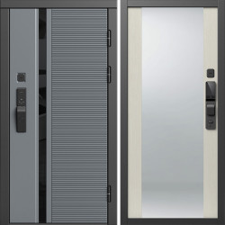 Входная дверь Termo-Door Смарт Каскад - Зеркало лиственница