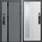 Входная дверь Termo-Door Смарт Каскад - Зеркало Люмис Белый Софт