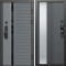 Входная дверь Termo-Door Смарт Каскад - Зеркало Люмис Грей Софт