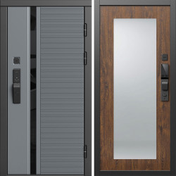 Входная дверь Termo-Door Смарт Каскад - Зеркало Триумф дуб