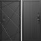 Входная дверь Termo-Door Смарт Лучи Блэк - Флэт Черный кварц