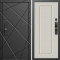 Входная дверь Termo-Door Смарт Лучи Блэк - Гранд Слоновая кость