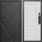 Входная дверь Termo-Door Смарт Лучи Блэк - Классика белое дерево