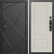 Входная дверь Termo-Door Смарт Лучи Блэк - Марсель Слоновая кость