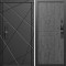 Входная дверь Termo-Door Смарт Лучи Блэк - Мастино Бетон темный