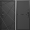 Входная дверь Termo-Door Смарт Лучи Блэк - Нео Black
