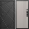 Входная дверь Termo-Door Смарт Лучи Блэк - Страйп Капучино