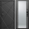 Входная дверь Termo-Door Смарт Лучи Блэк - Зеркало бетон темный