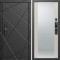 Входная дверь Termo-Door Смарт Лучи Блэк - Зеркало Слоновая кость