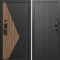 Входная дверь Termo-Door Смарт Матрикс - Флэт Черный кварц