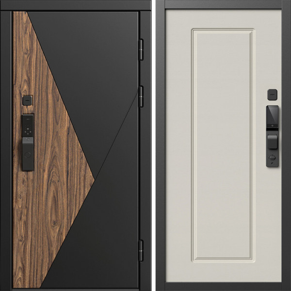 Входная дверь Termo-Door Смарт Матрикс - Гранд Слоновая кость