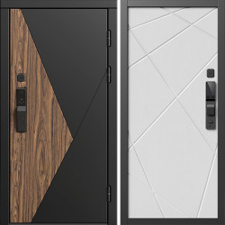 Входная дверь Termo-Door Смарт Матрикс - Лучи белый