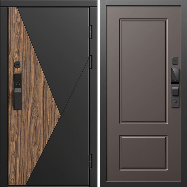Входная дверь Termo-Door Смарт Матрикс - Марсель Шоколад