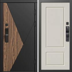 Входная дверь Termo-Door Смарт Матрикс - Марсель Слоновая кость