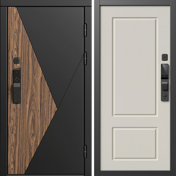 Входная дверь Termo-Door Смарт Матрикс - Марсель Слоновая кость