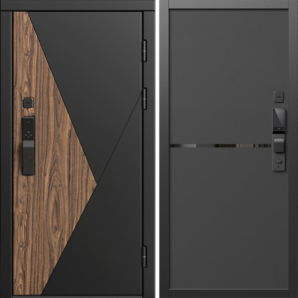 Входная дверь Termo-Door Смарт Матрикс - Нео Black