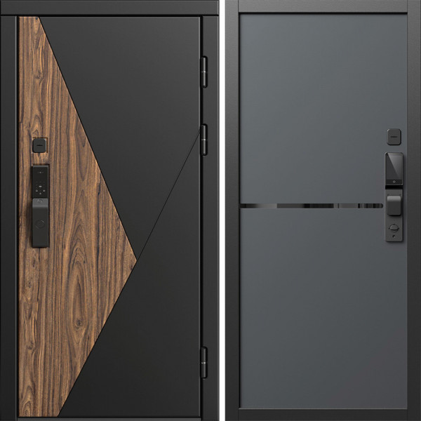 Входная дверь Termo-Door Смарт Матрикс - Нео Графит
