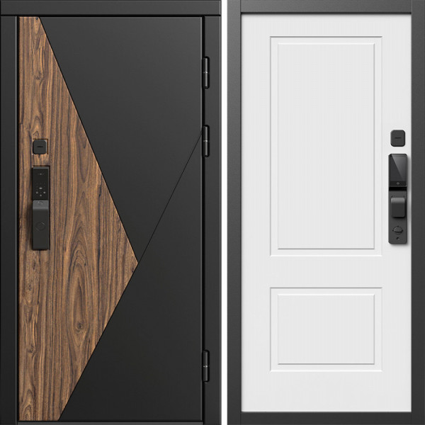 Входная дверь Termo-Door Смарт Матрикс - Нео Классика Белый Софт