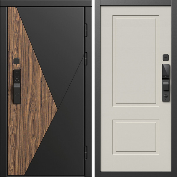 Входная дверь Termo-Door Смарт Матрикс - Нео Классика Слоновая Кость