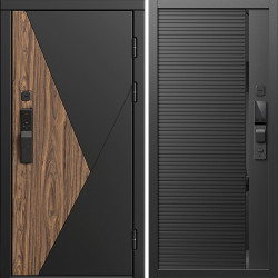Входная дверь Termo-Door Смарт Матрикс - Порте black