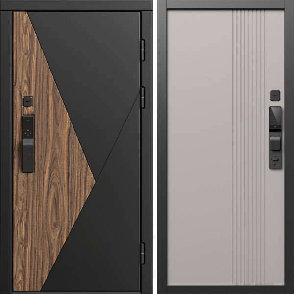 Входная дверь Termo-Door Смарт Матрикс - Страйп Капучино