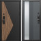 Входная дверь Termo-Door Смарт Матрикс - Зеркало Люмис Грей Софт